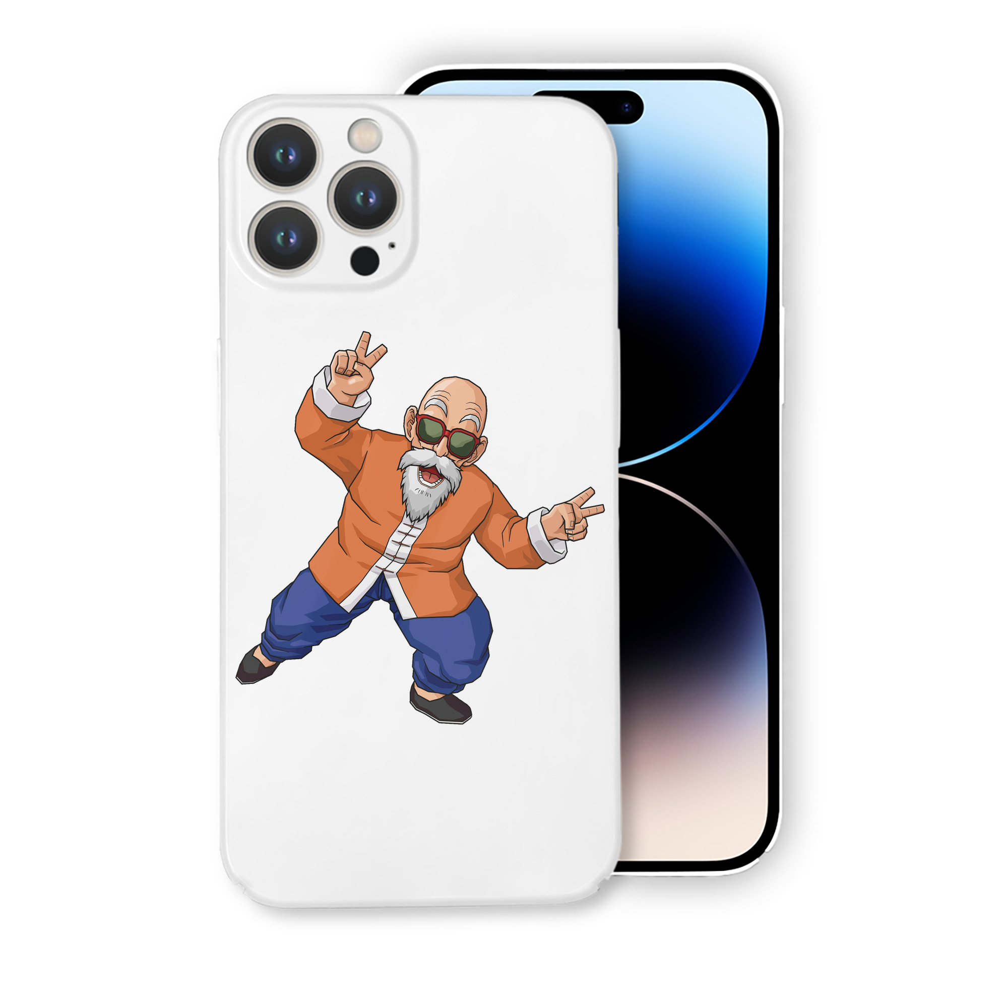 （画像用） ドラゴンボール 亀仙人（かめせんにん） DRAGON BALL Master Roshi Kame Sennin 【iPhone 14シリーズ対応】ハードケース